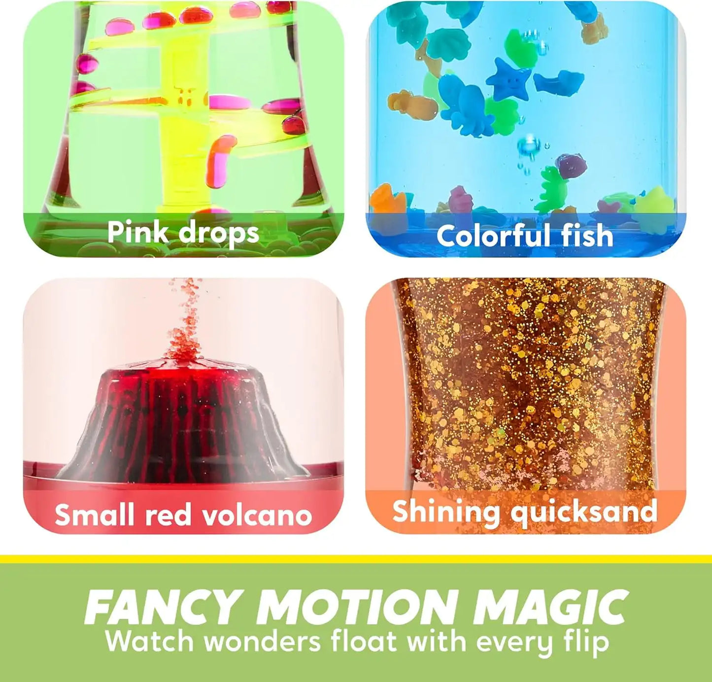 Joyfy 4-Pack Sensory Fidget Stress Relief Toy Speech Therapy Materials Calming Toys for Kids with Autism Supplies Birthday Gift