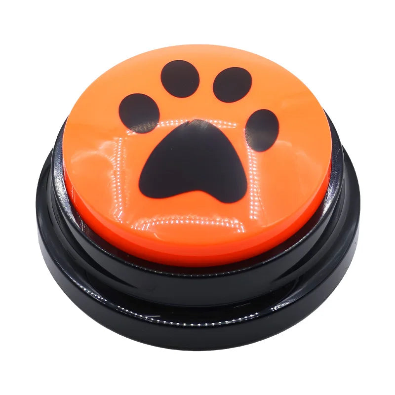 Dog Cat Communication Buttons Voice Recording Button for Pet Training Buzzer 30 Second Record Playback Interactive Pet Toys