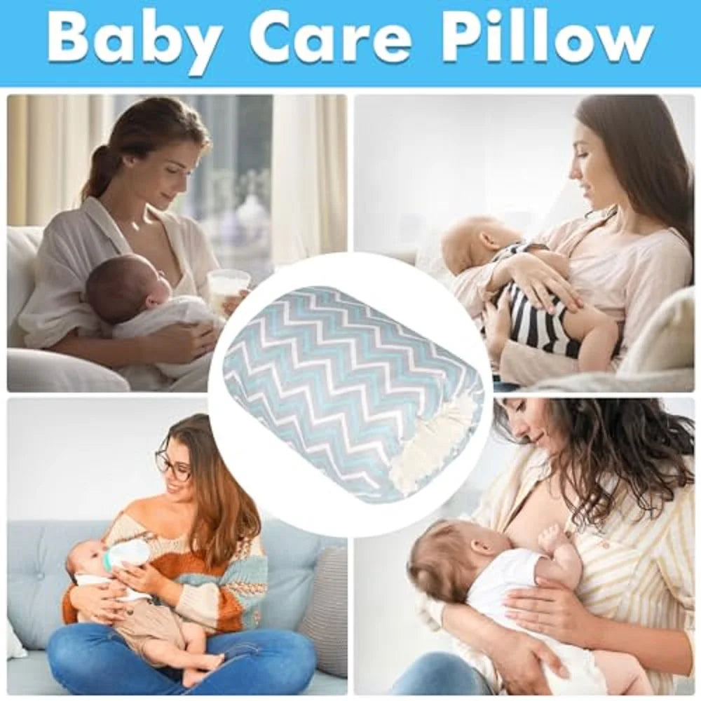 Cotton Nursing Pillow for Newborn Breastfeeding Mini Arm Pillow Baby Bottle Feeding for Maternity Mom Soft Baby Care Accessories