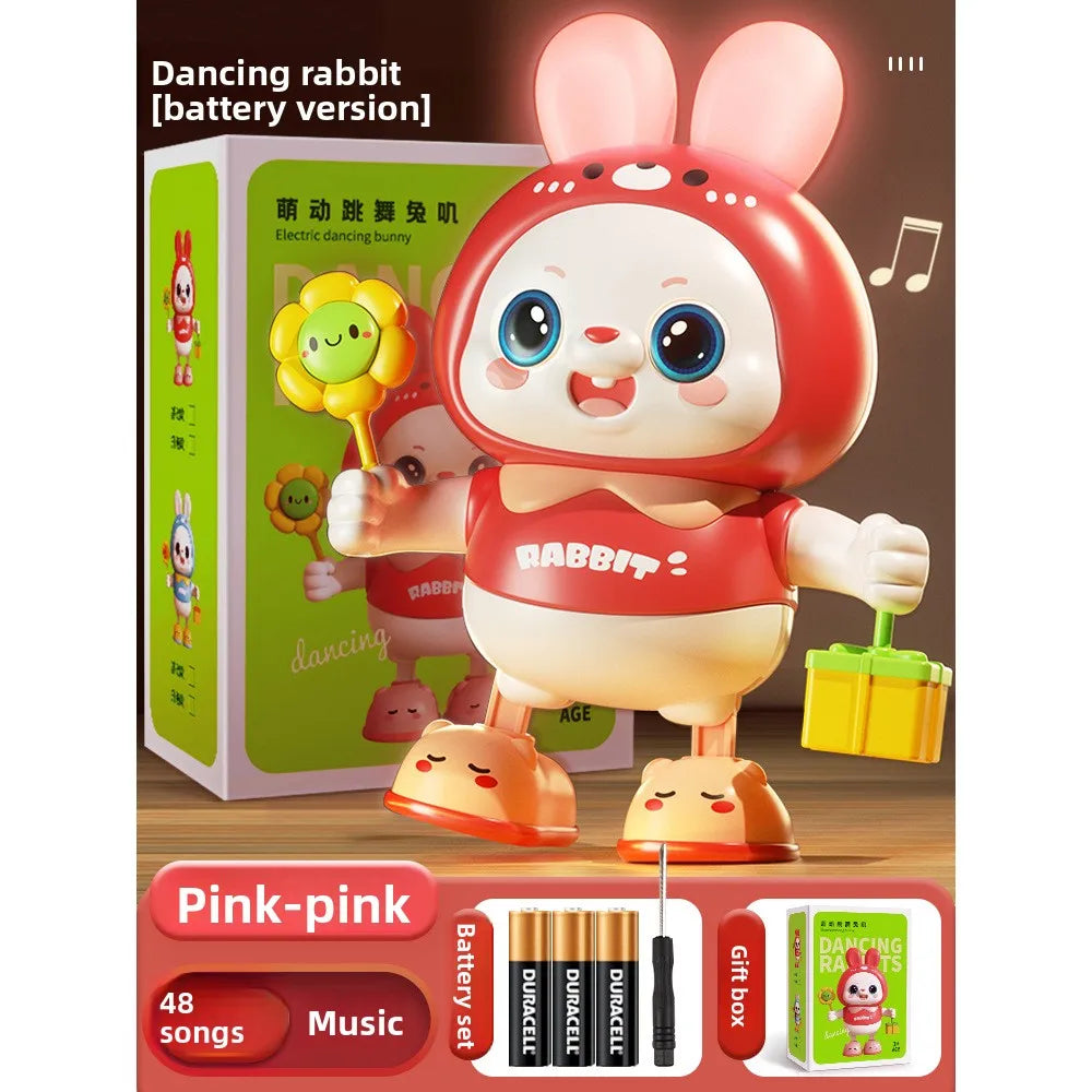 Electric Dancing Frog Toy - Musical Baby Soother with Lights, Tummy Time Trainer & Sensory Play for Infants (Boys Girls Gift)