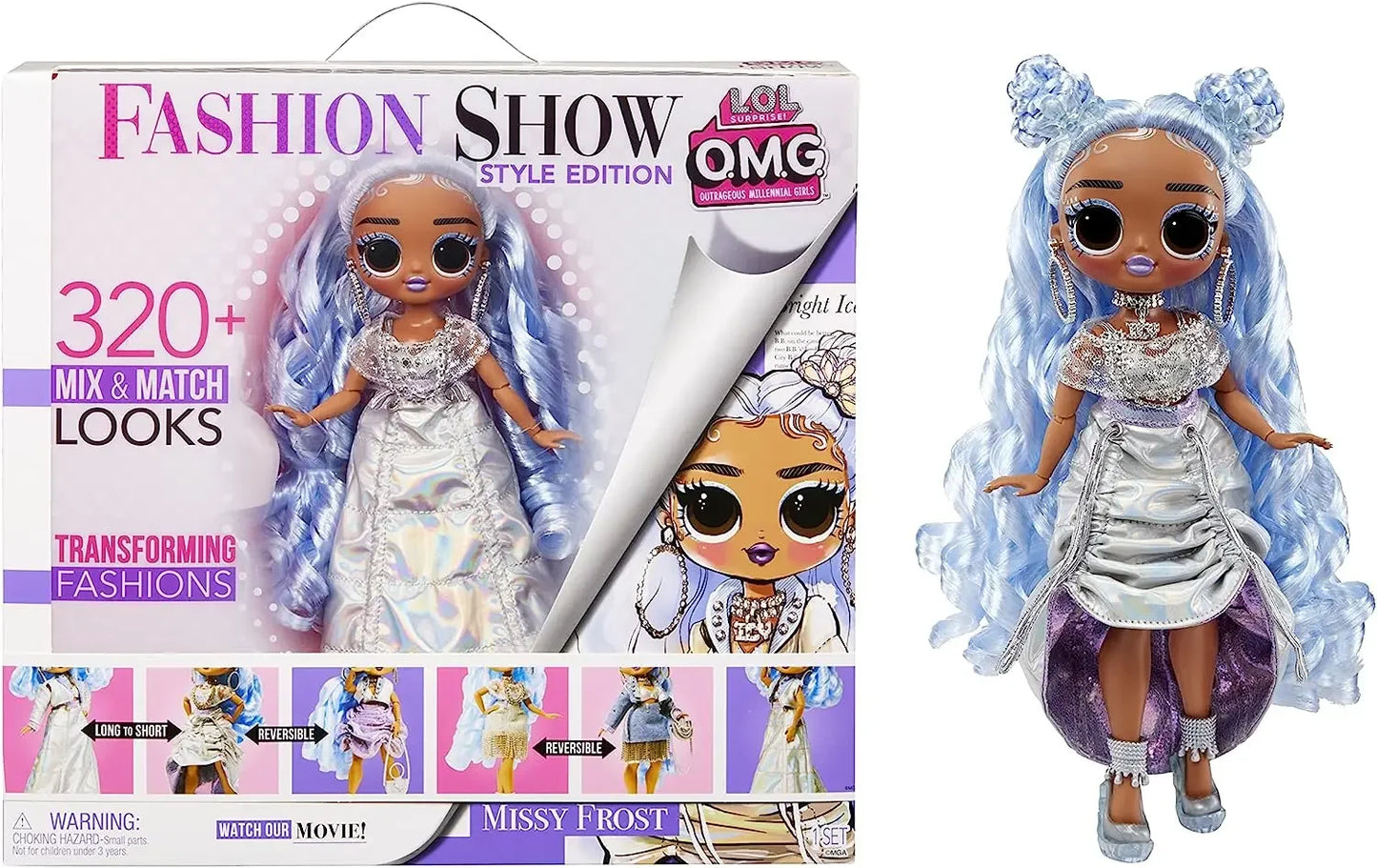 LOL Surprise Dolls OMG Trend Fashionable Dolls Big Sister Fashion Show Department Dress Up Hair Cute Birthdays Gifts for Girls