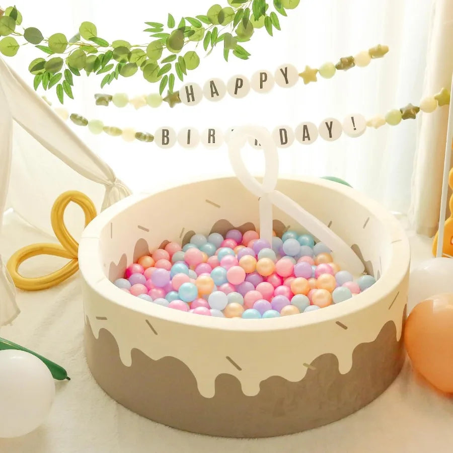50pcs Plastic Balls for Ball Pits - Hollow Balls- Safe and Exciting Playtime - Perfect for Baby Pools, Birthday Party Decoration