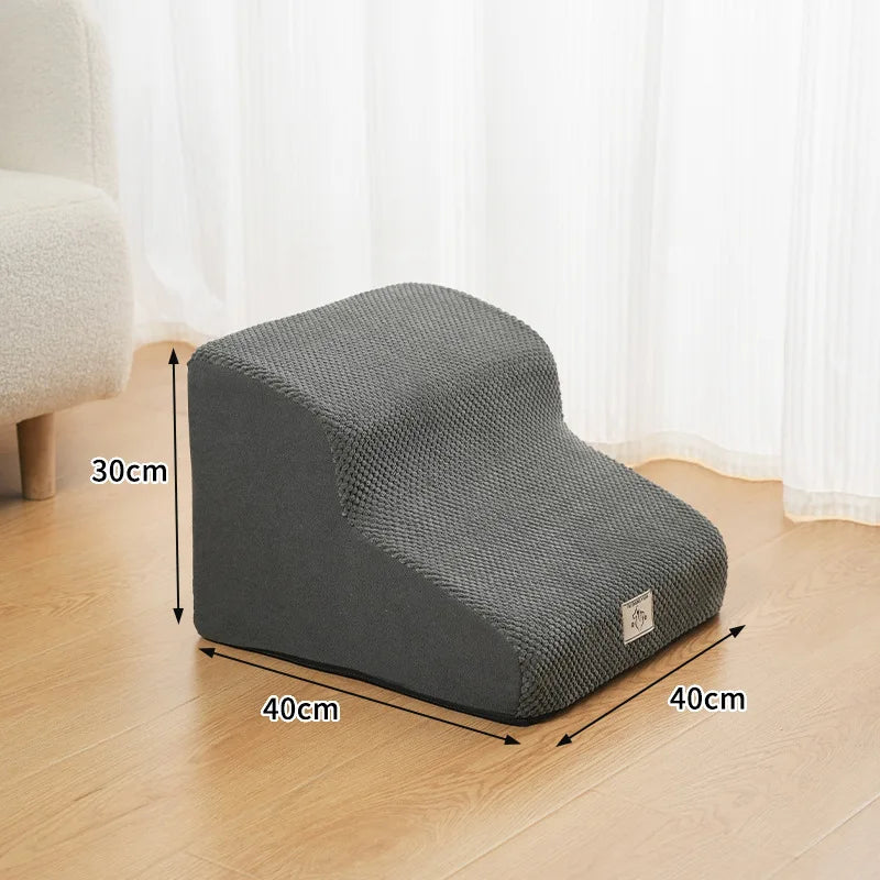 Pet High Density Foam Dog Secure Stairs Ramps Non-Slip Pet Steps for Older Dogs Pet with Joint Pain Sofa Bed Ladder Pet Supplies