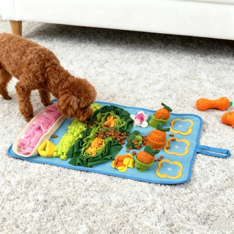 New Dog Snuffle Mat Puzzle Toy For Dogs Interactive Feeding Rug For Training Boredom Relief Indoor Use Washable Design