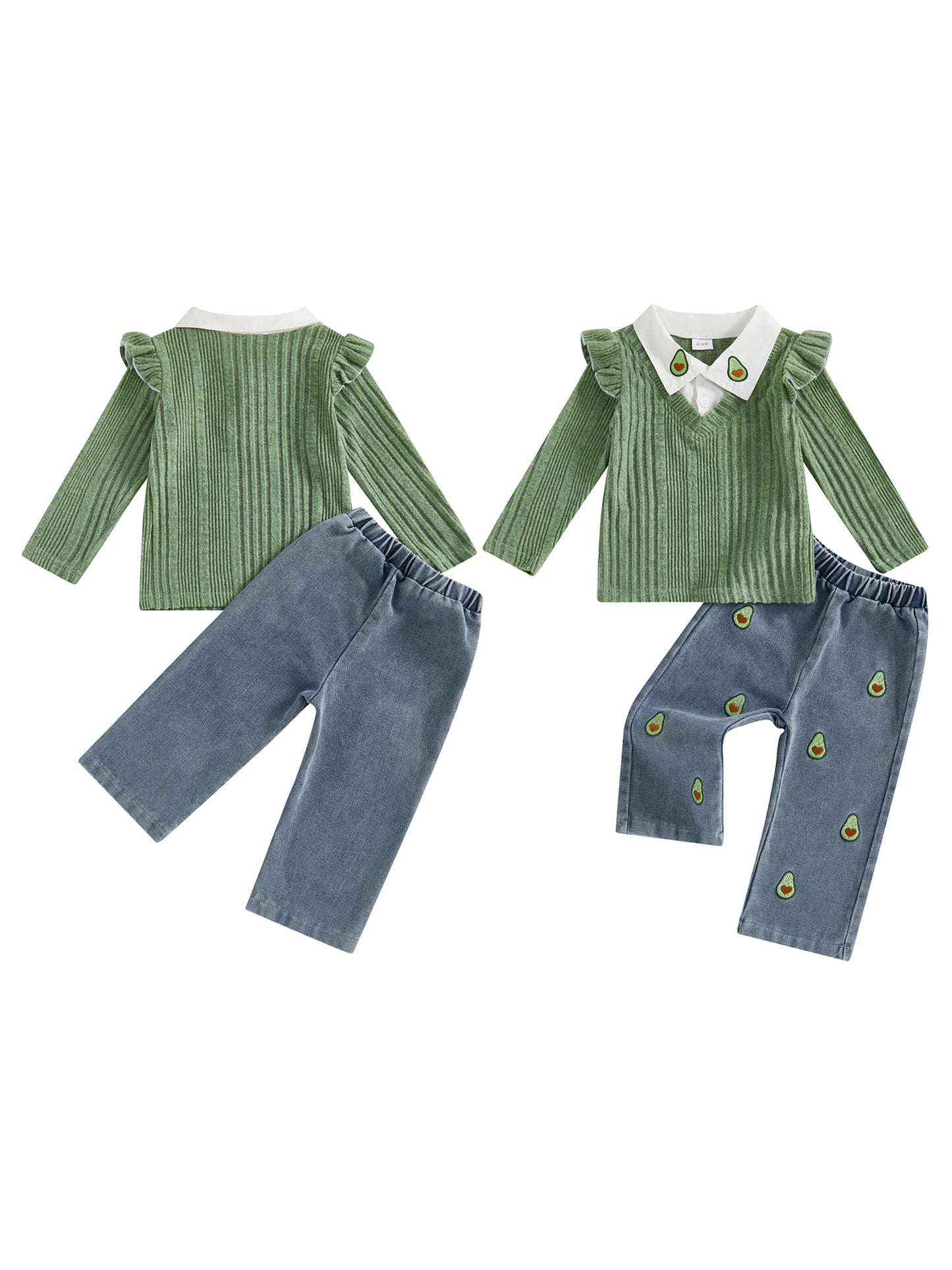 Toddler Girl 2-Piece Winter Outfits Warm Fleece Hoodie Jogger Pants Set Baby Girl Clothes for Fall Winter