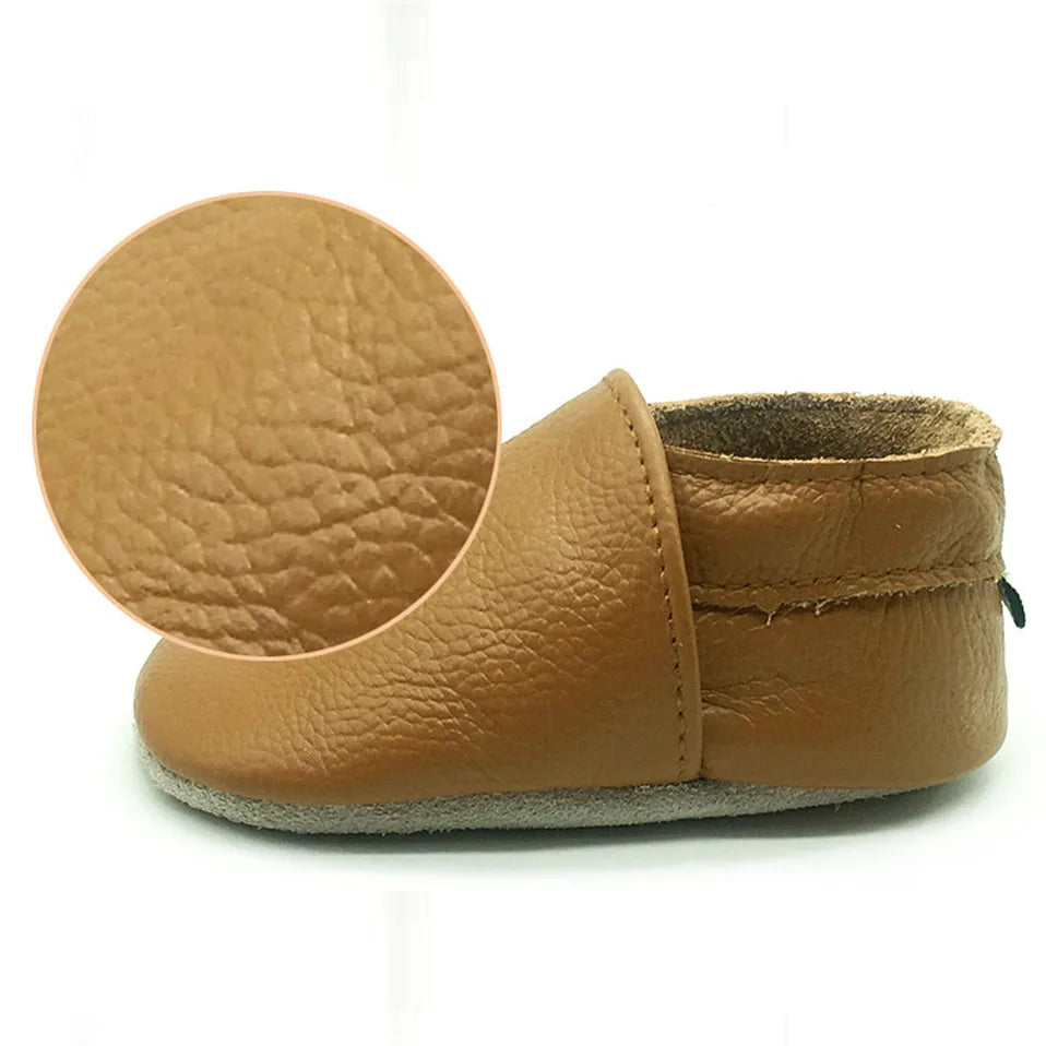 Genuine Leather Baby shoes 2025 summer infant toddler  baby shoes  moccasins shoes First Walker Soft Sole Crib Baby Boy Shoes
