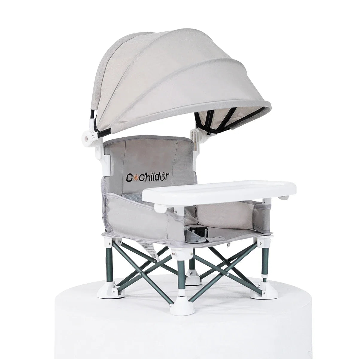 Kids chair, Portable and foldable, it can be used to increase the height of the seat, as a feeding chair and an outdoor camping