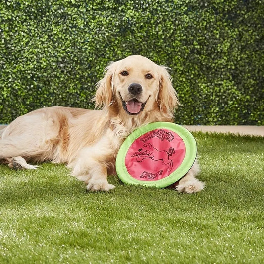 Booda 3 Pack of Tail-Spin Flyer Dog Toys, 10-Inch