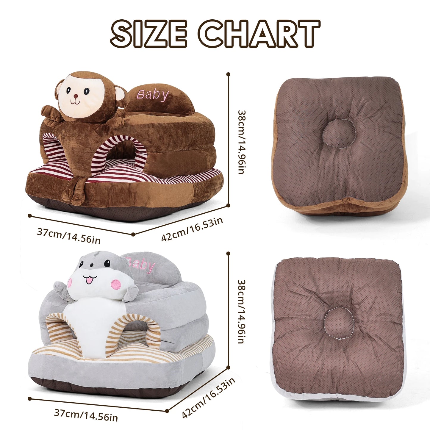 Children's sofa, with a granular base that is not easily slippery, lightweight, and easy to carry, allowing children to learn ho