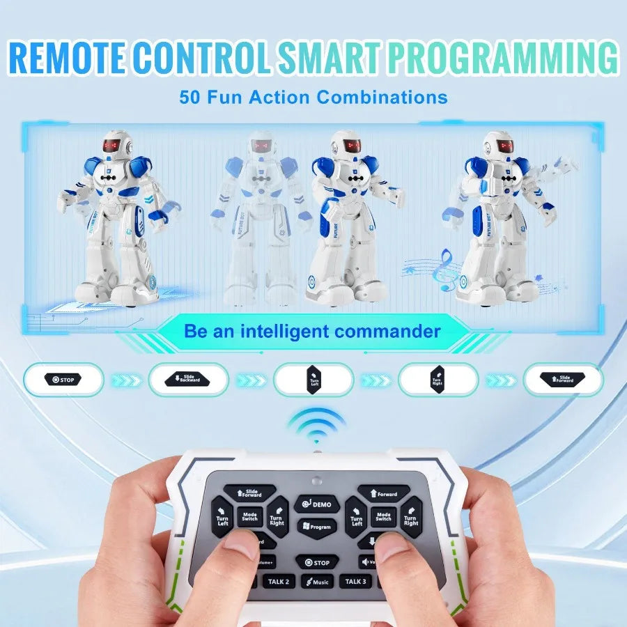 RC Robot Toy for Talking Dancing Gesture Remote Control Programmable