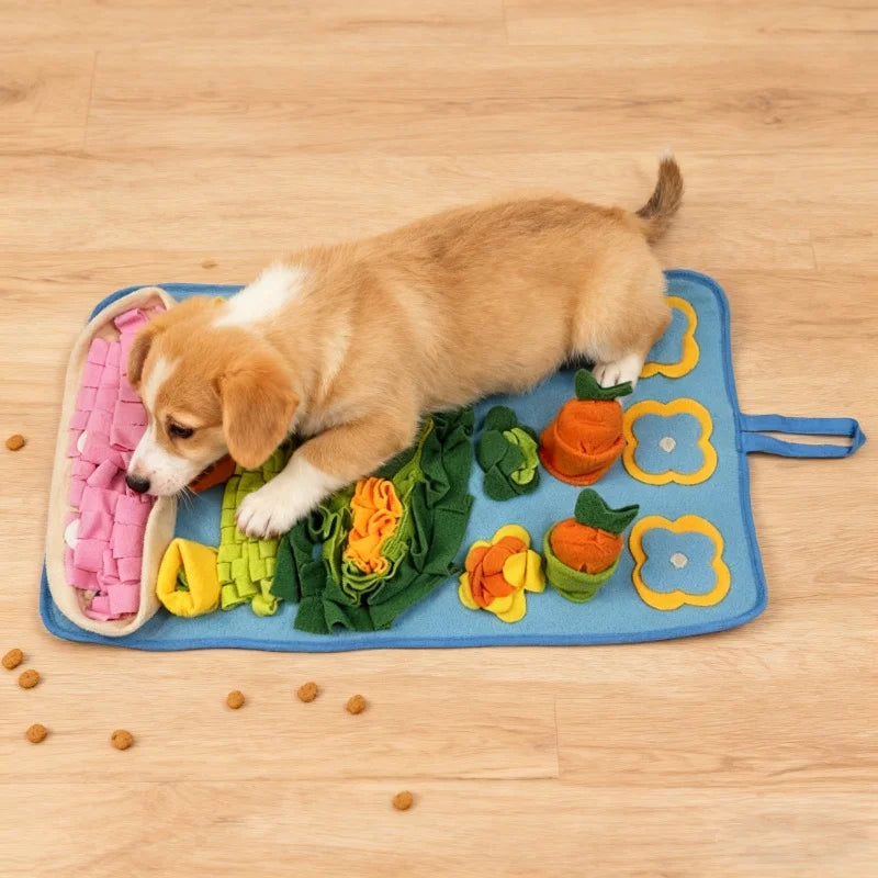 New Dog Snuffle Mat Puzzle Toy For Dogs Interactive Feeding Rug For Training Boredom Relief Indoor Use Washable Design