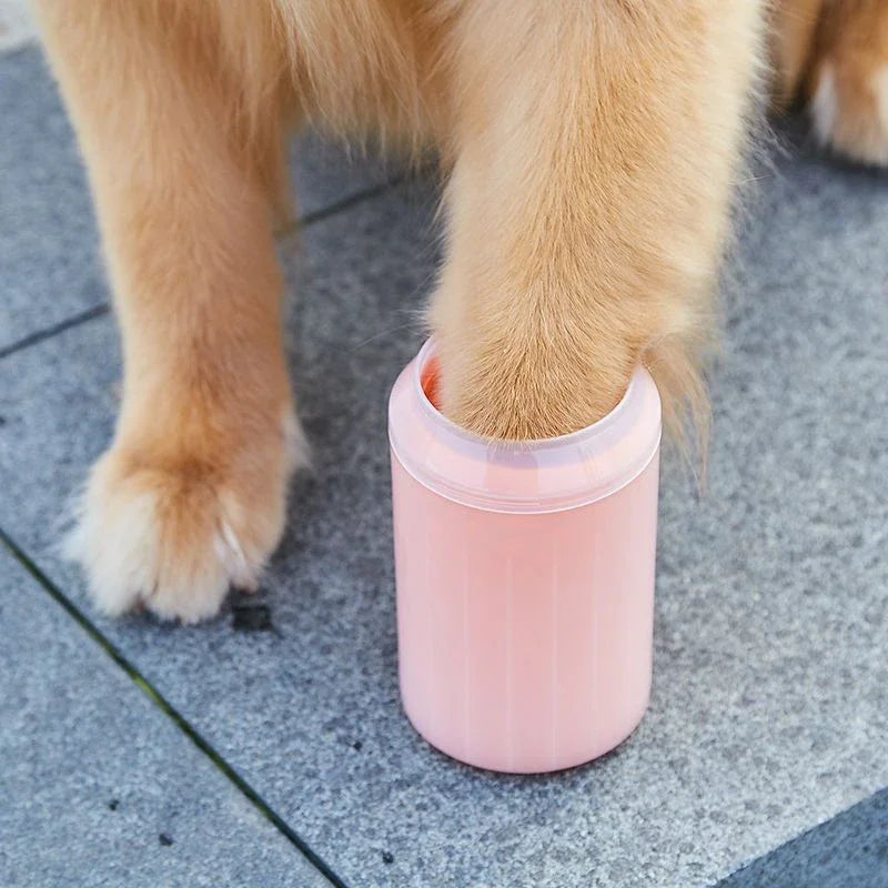 Pet Paw Cleaner Soft Silicone Material Pet Foot Wash Cup Cat and Dog Foot Cleaner Portable Massage Pet Paw Cleaning Supplies