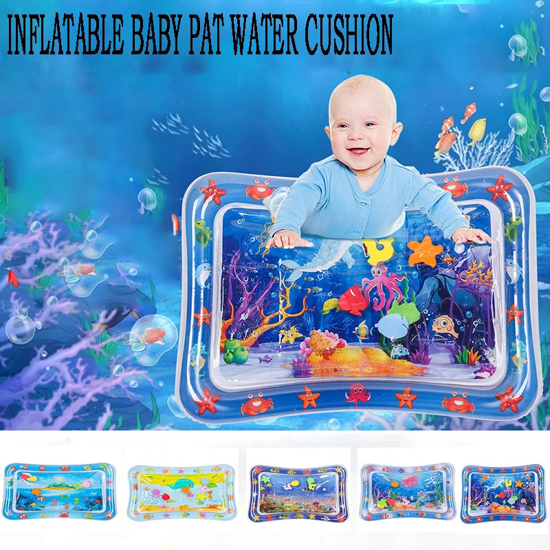 Water Mat for Babies Inflatable Activity Center, Baby Water Mat for 3 6 9 12 Months Infants Baby Toys for Toddlers, Promote Bab