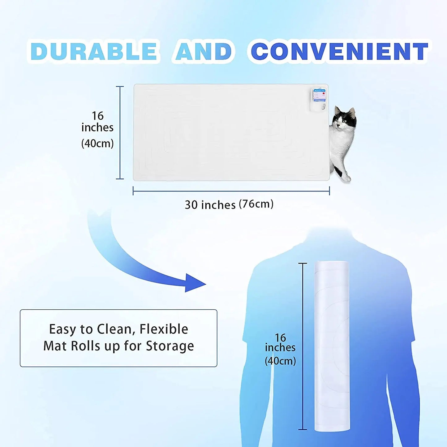 Pet Shock Mat Indoor Safe Shock Training Pads for Dogs and Cats Electric Repellent Mat Keeps Pets Off Sofa Counter Pet Supplies