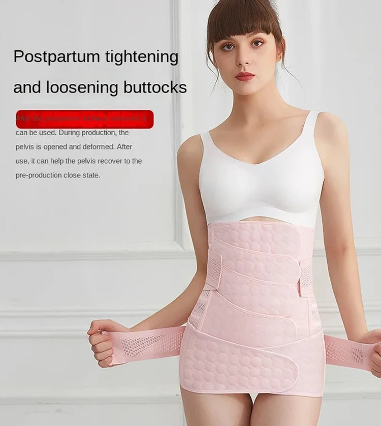 3 in 1 Postpartum Belly Band Post Pregnancy Postpartum Belt for Women After Birth Support Band