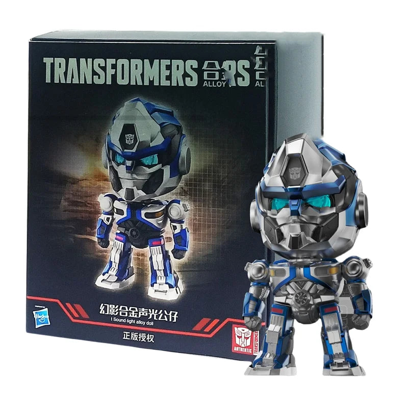 LED Transformation ONE Alloy Action Figure Mirage Optimus Prime Bumblebee Characters Deformation Autobots G1Anime Kids Toy Gifts