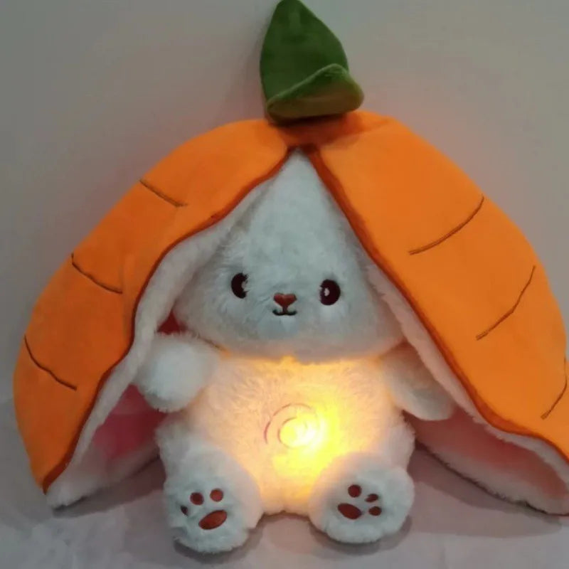 The new four-speed movement will breathe and glow, cute koala sucking strawberry radish rabbit children's soothing doll