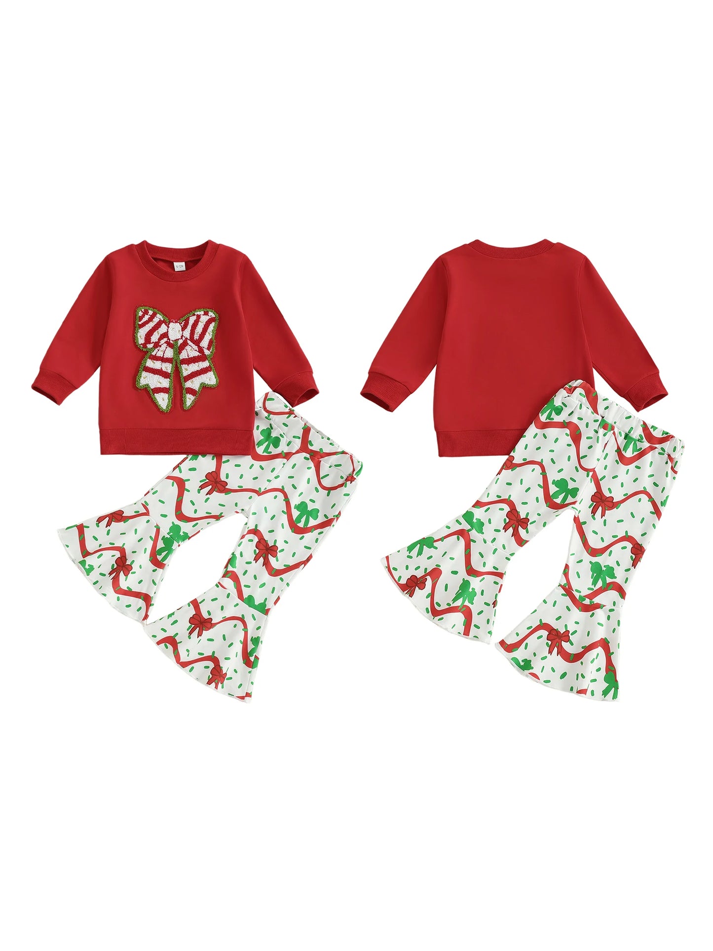 Cute Baby Girl Autumn Clothes Floral Print Ruffle Sleeve Top High Waist Leggings 2 Piece Outfit Set